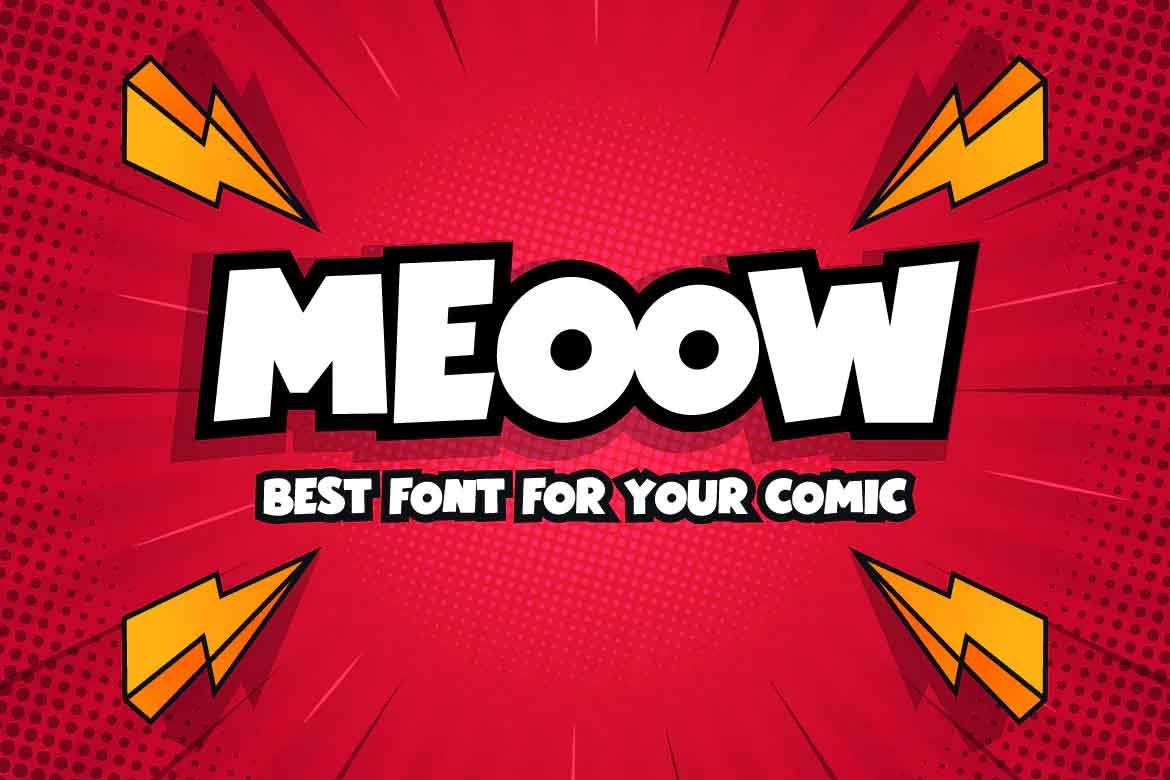 Meeow Playful Comic Font