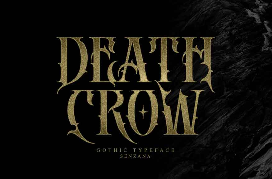 DEATH CROW Font