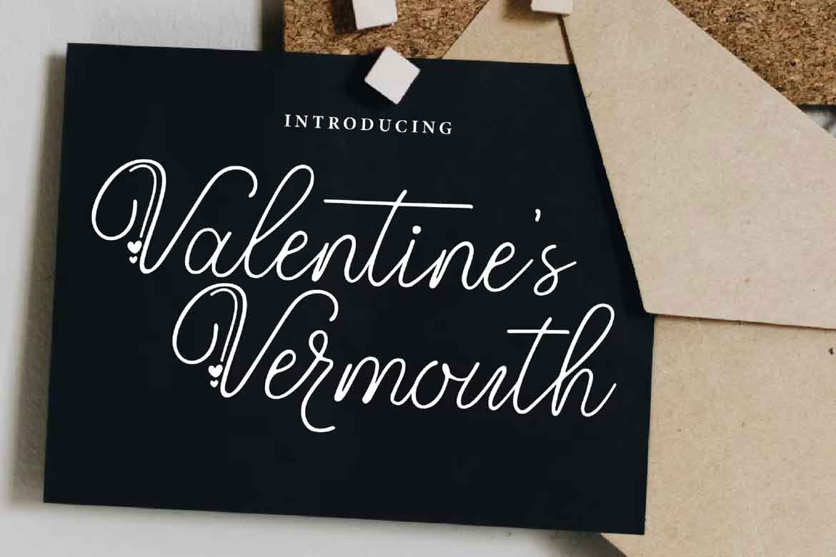 Valentine's Vermouth Font