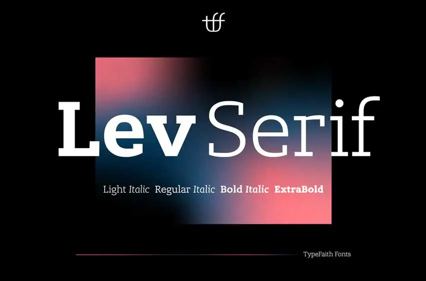 Lev Serif Font