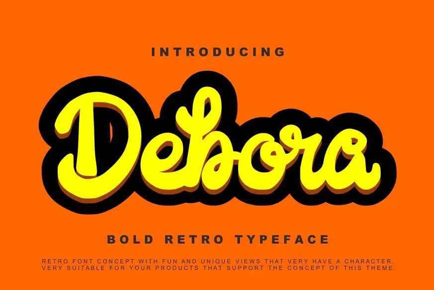 Debora - Retro Handwritten Script