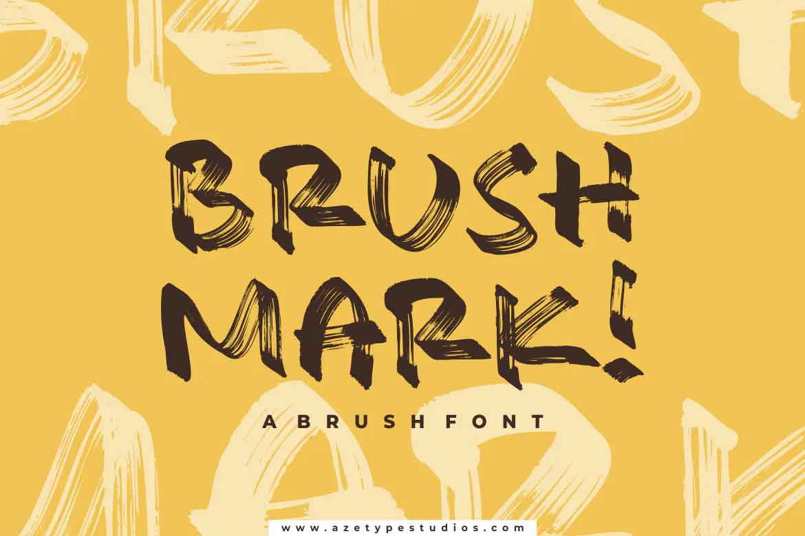Brush Mark Font