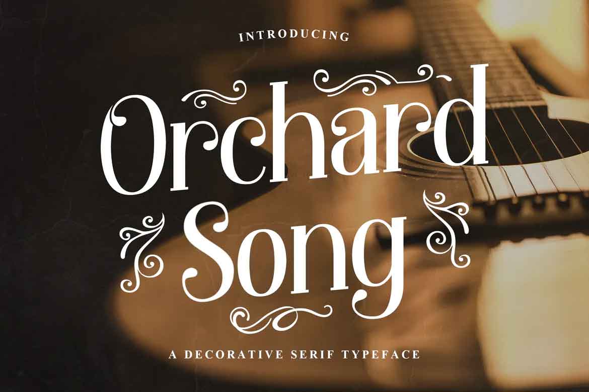 Orchard Song Decorative Serif Font