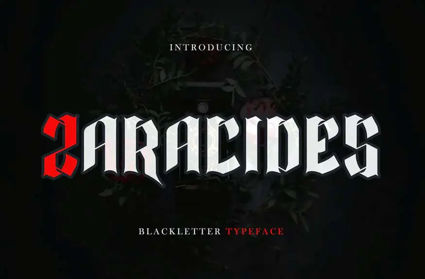 Zaracides - Blackletter DR