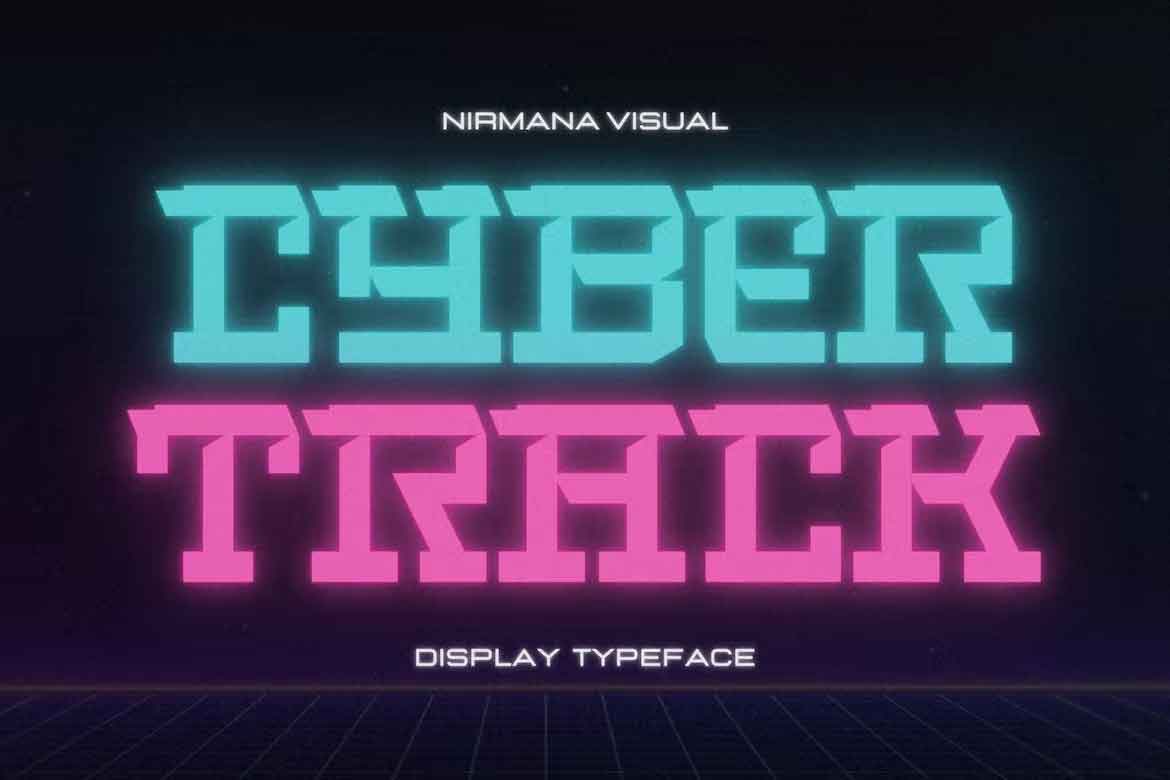 Cyber Track - Futuristic Font