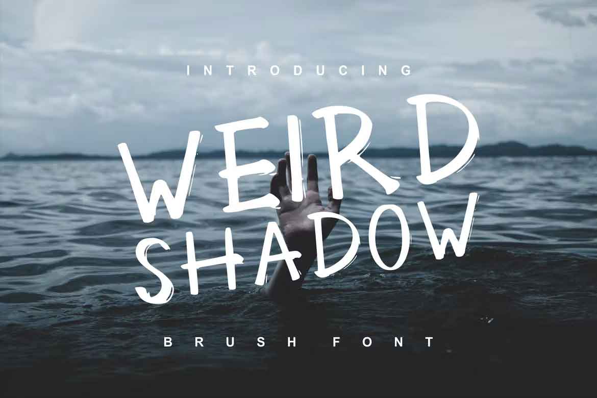 Weird Shadow Font