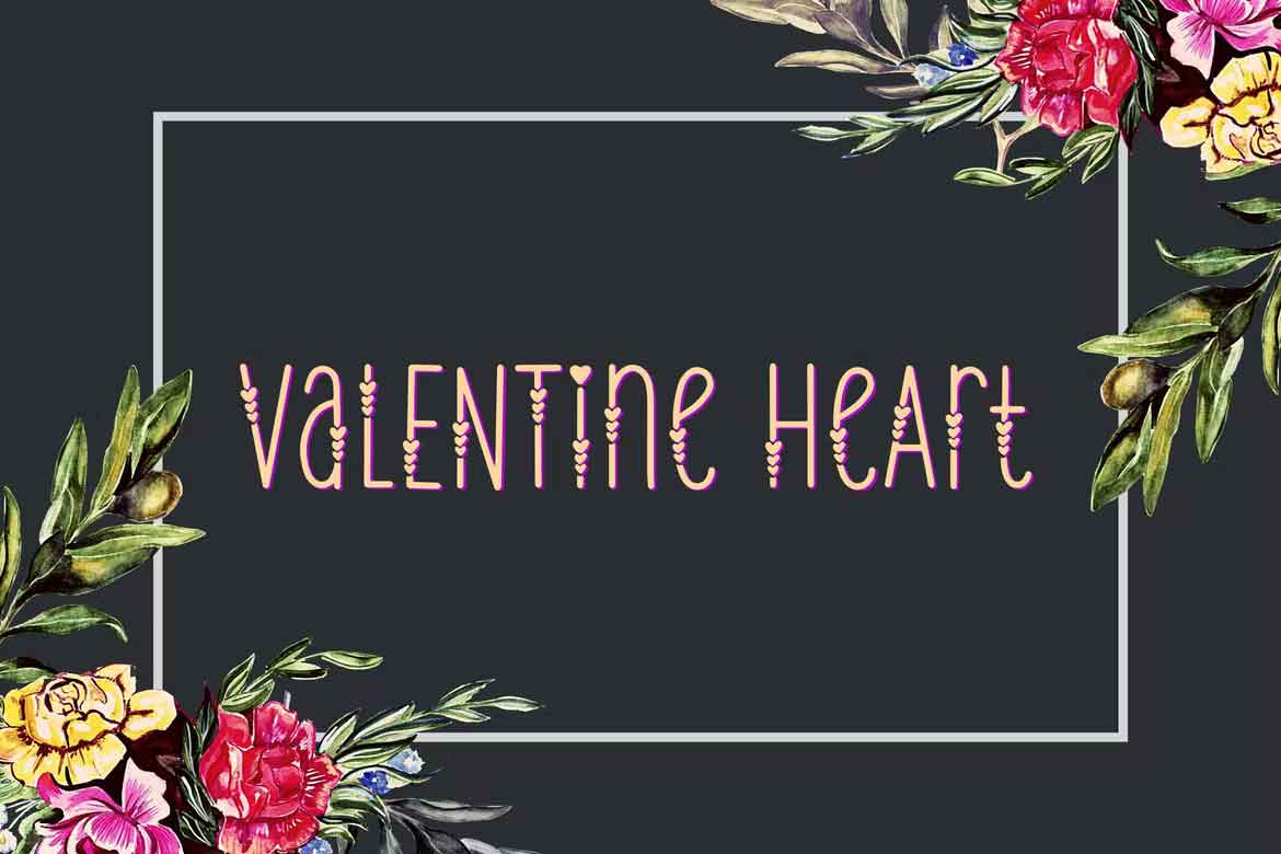 Valentine Heart Font