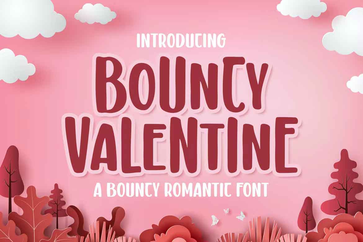 Bouncy Valentine Font