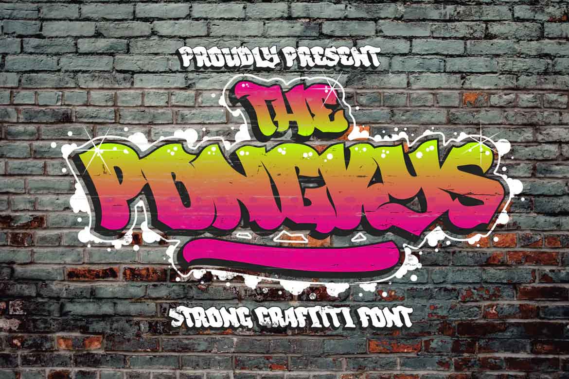 The Ponkys Font