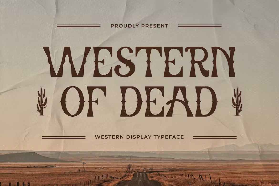 Western of Dead Font