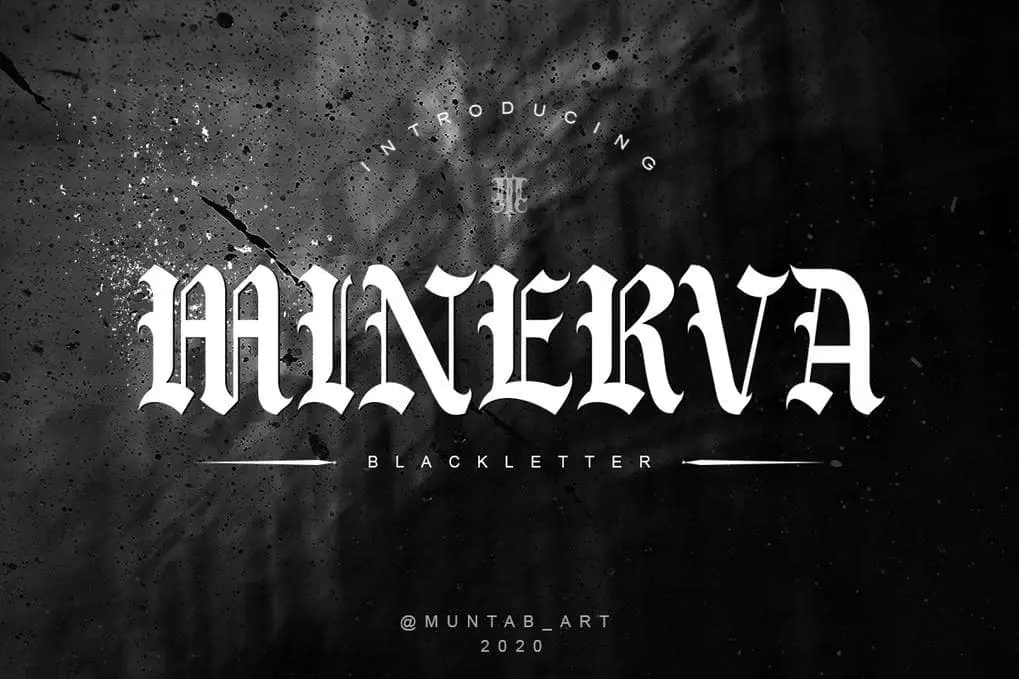 Minerva Blackletter Font