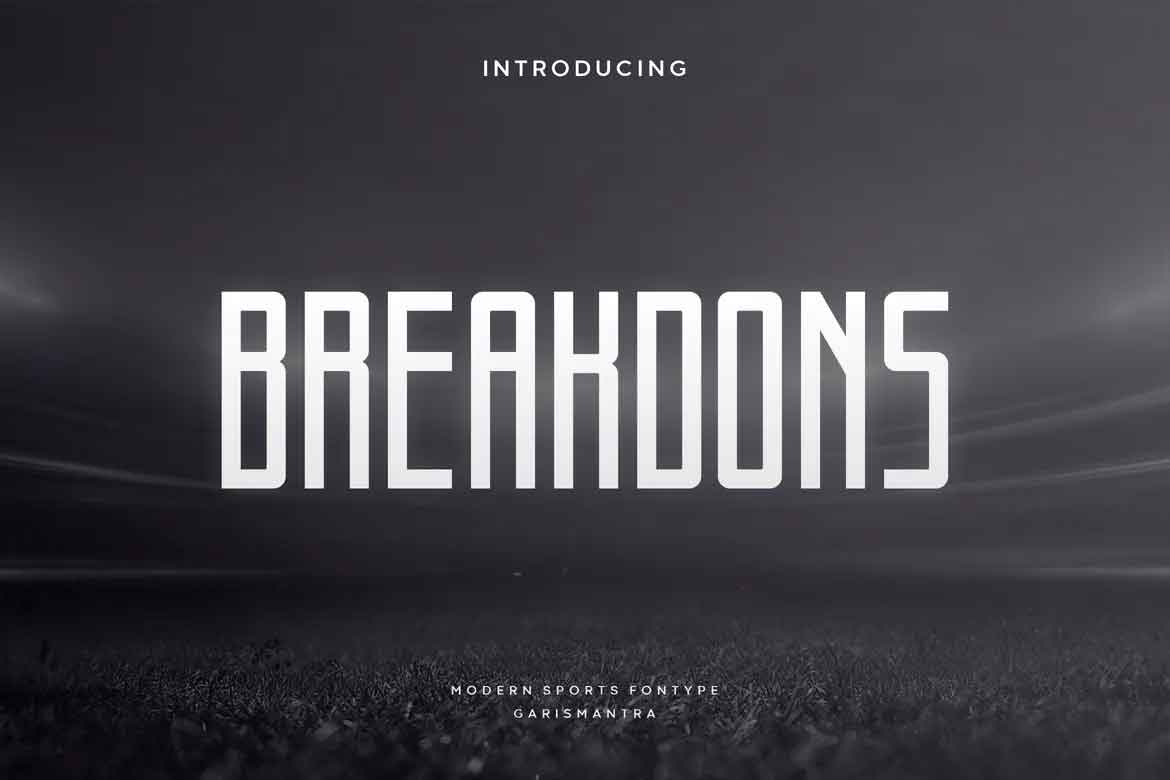 Breakdons Font