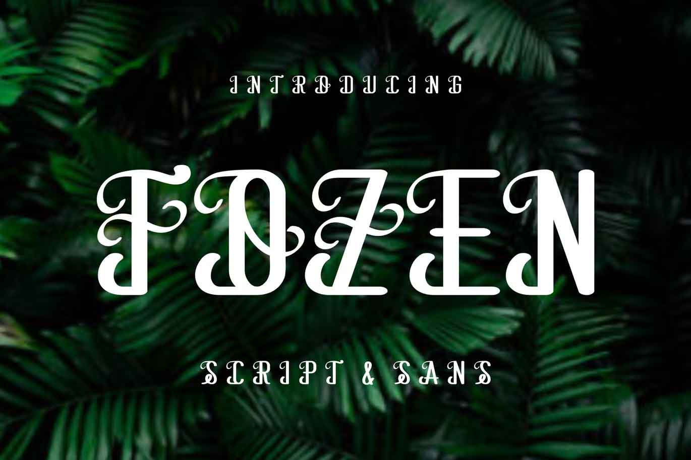 Fozen Font