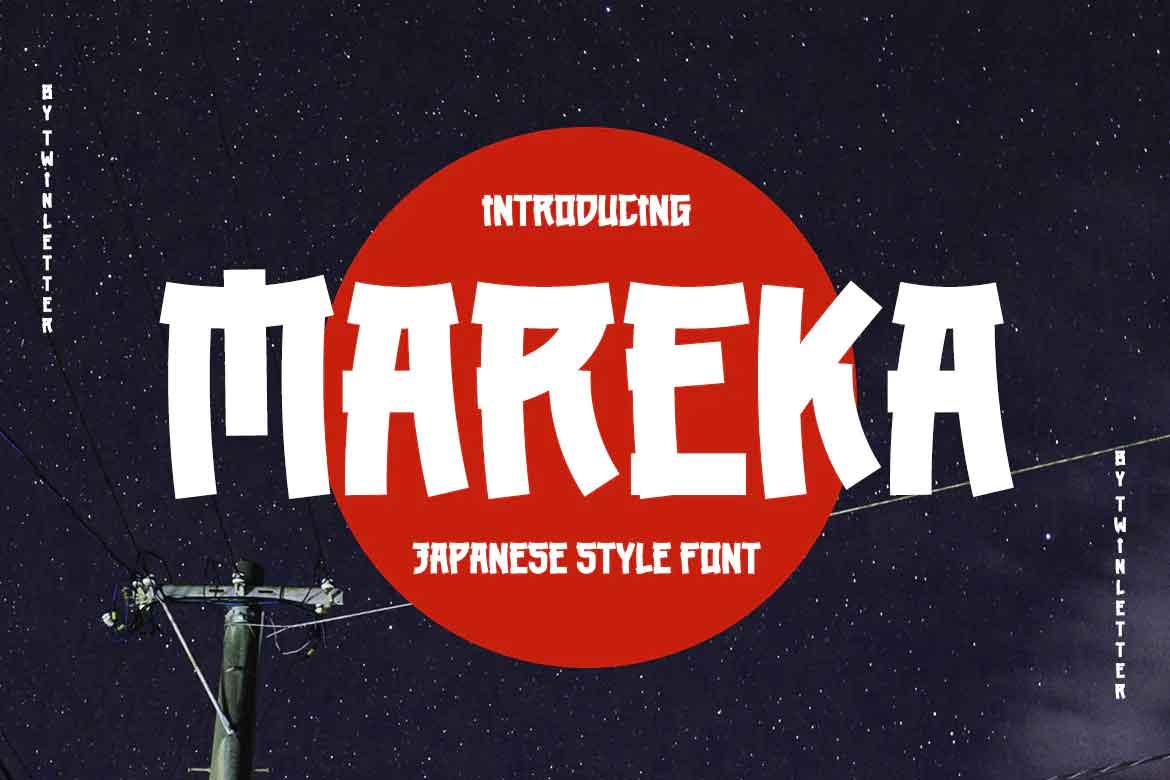 Mareka Japanese Font