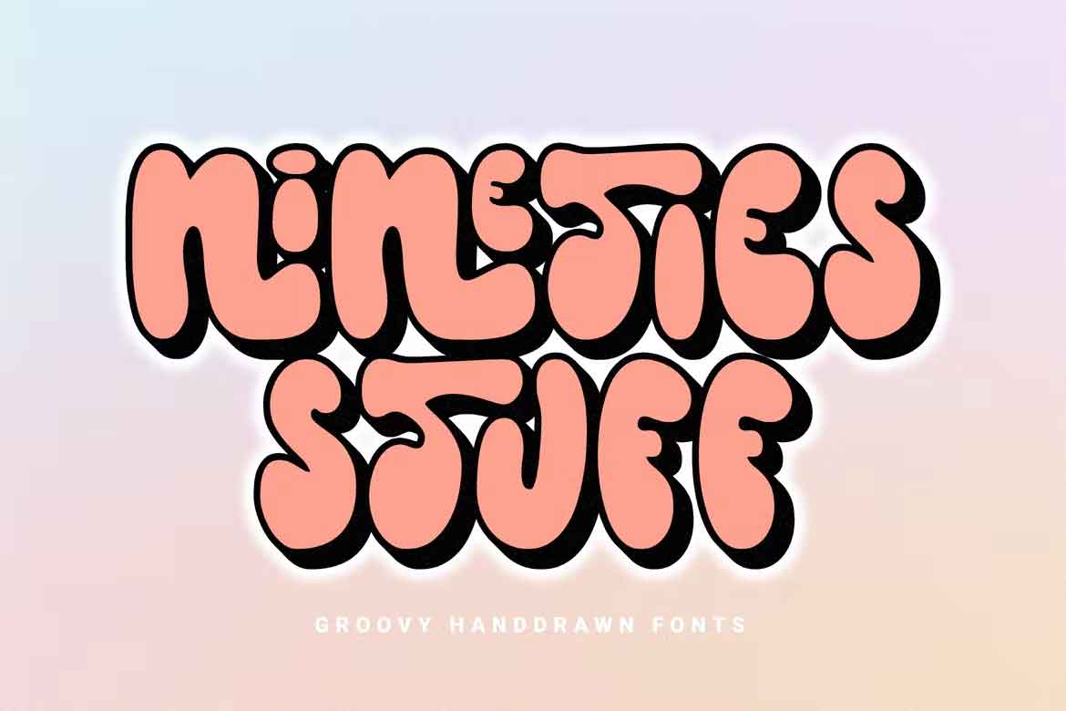 Nineties Stuff - Groovy Font