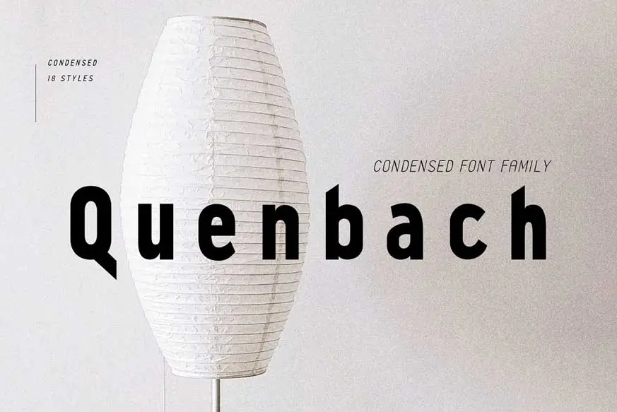 Quenbach Condensed Font Family