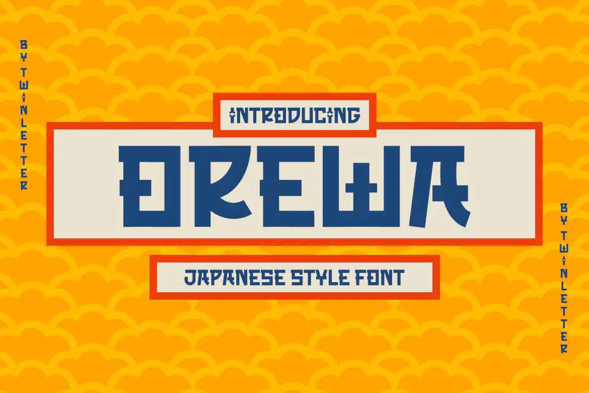 Orewa Japanese Font