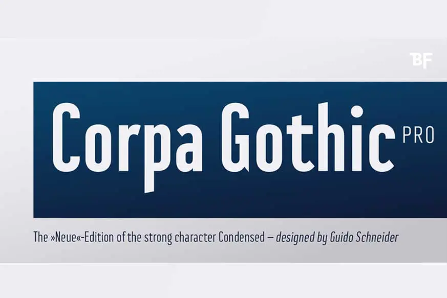 Corpa Gothic™ Pro Font Family