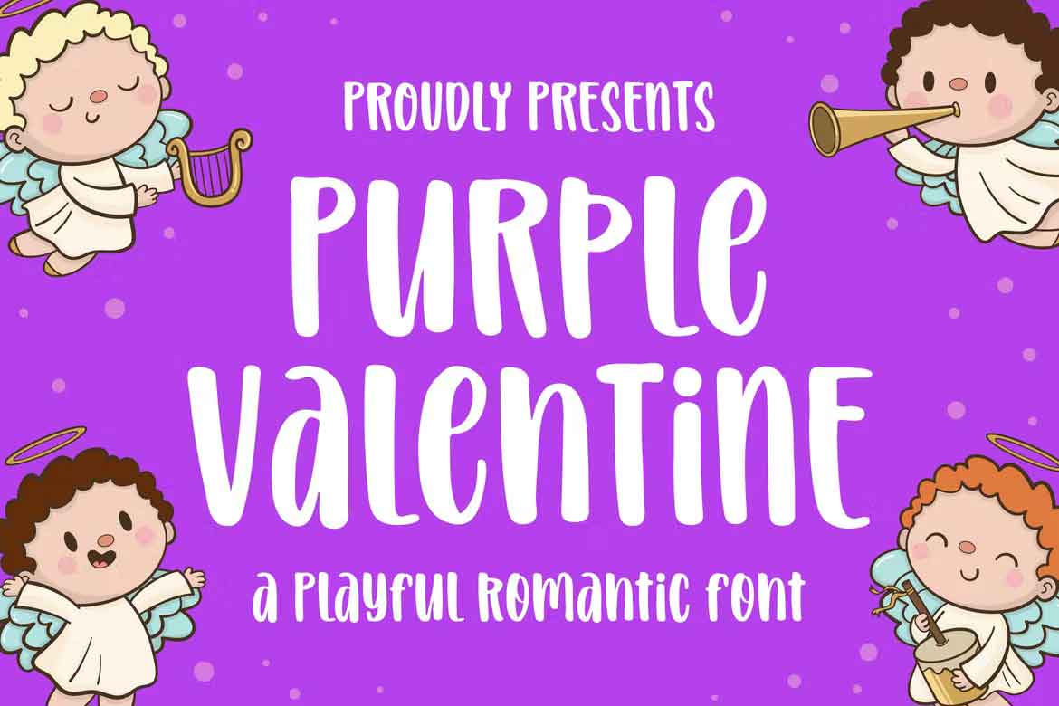 Purple Valentine Font