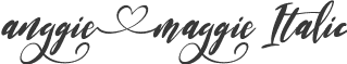 anggie-maggie Italic