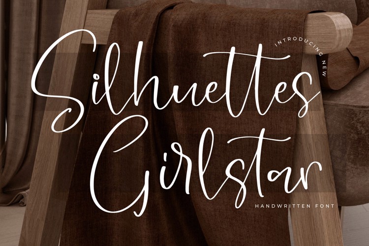 Silhuettes Girlstar Font