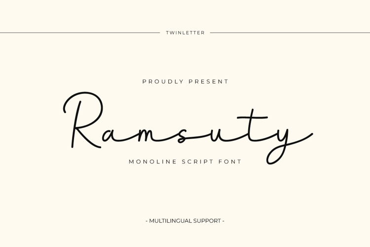 Ramsuty Trial Font