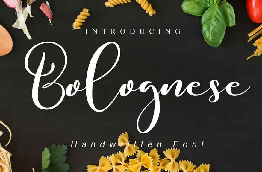 Bolognese Font