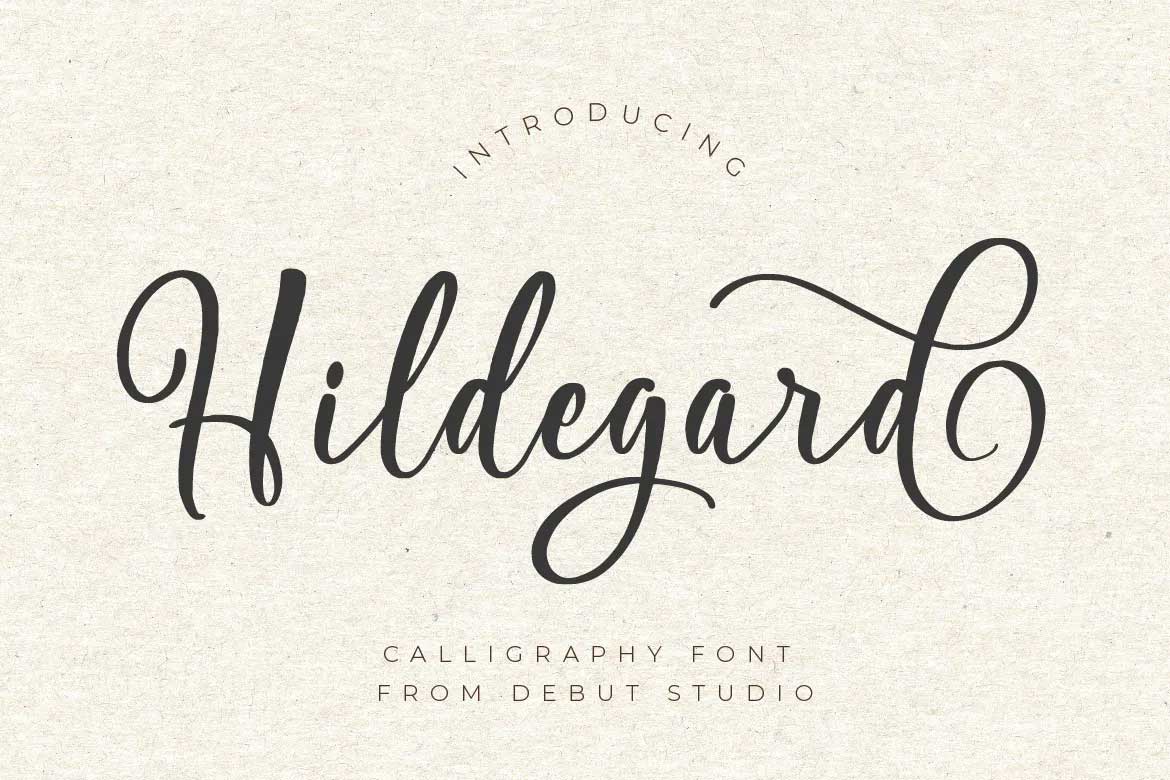 Hildegard Script Font