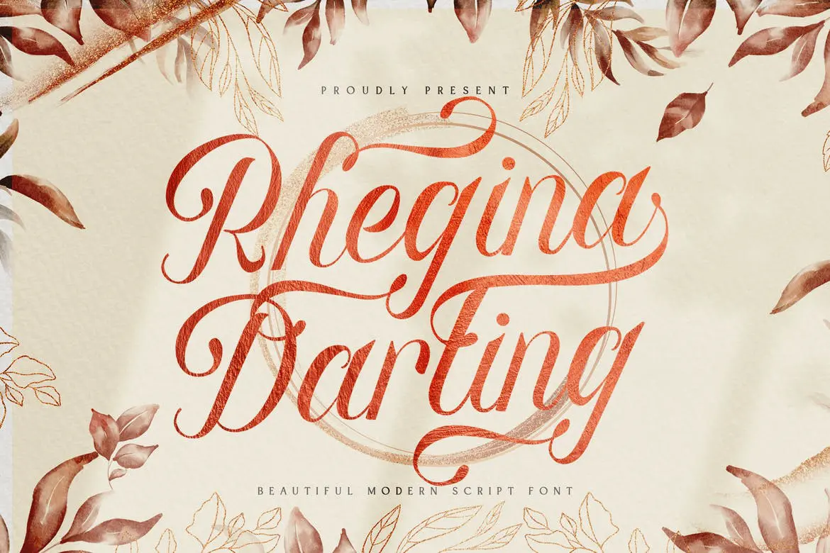 Rhegina Darling - Lovely Script Font