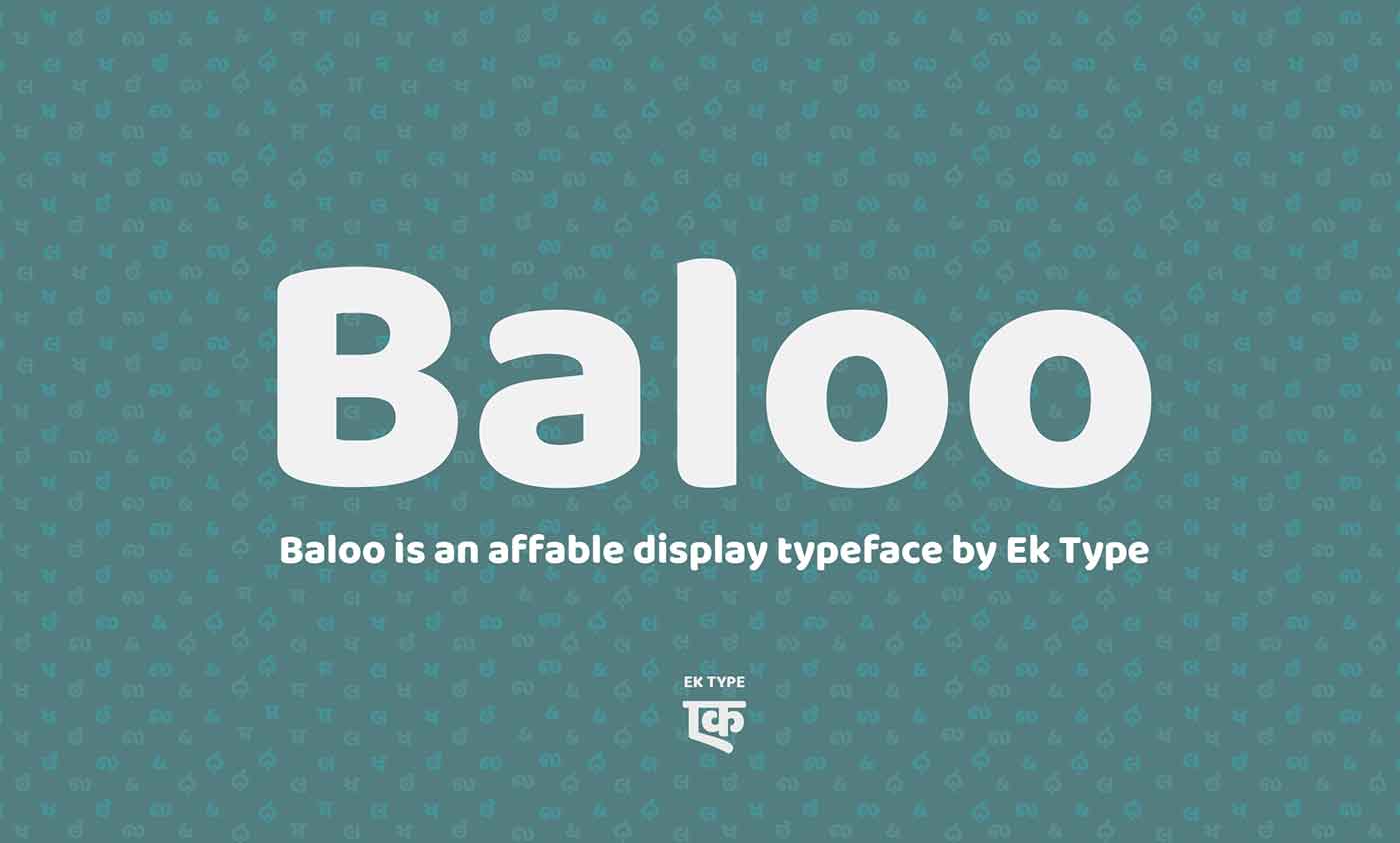 Baloo Font Family