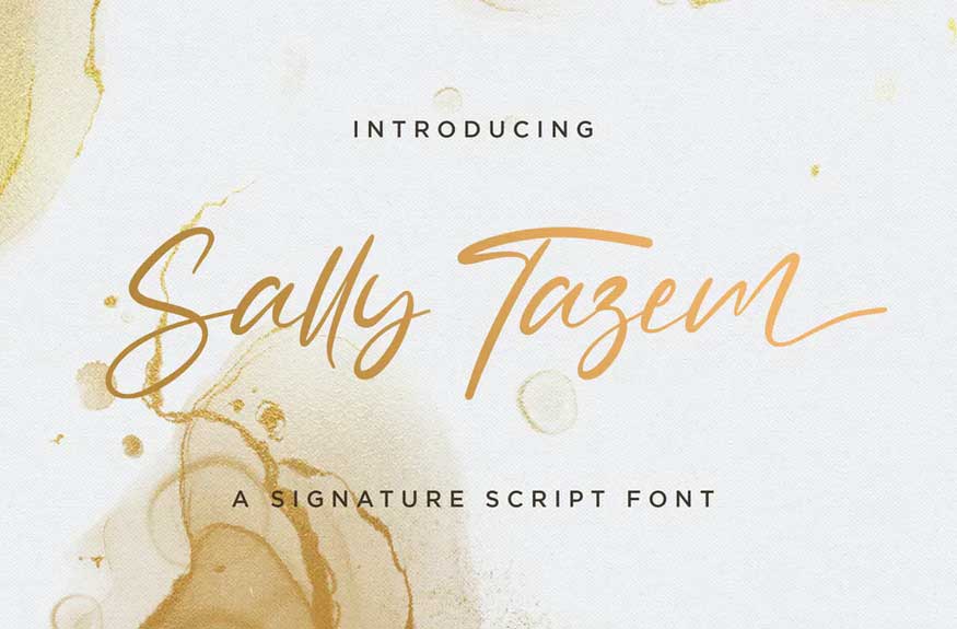 Sally Tazem Font