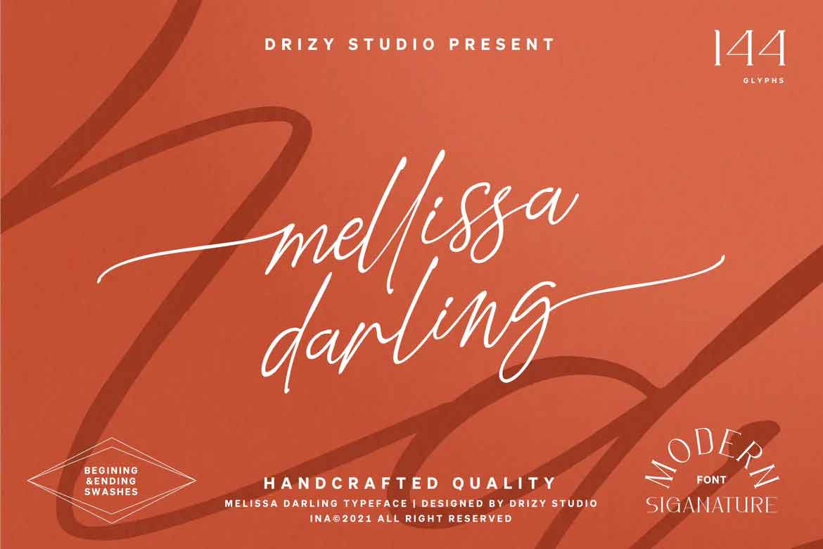 Mellissa Darling Font