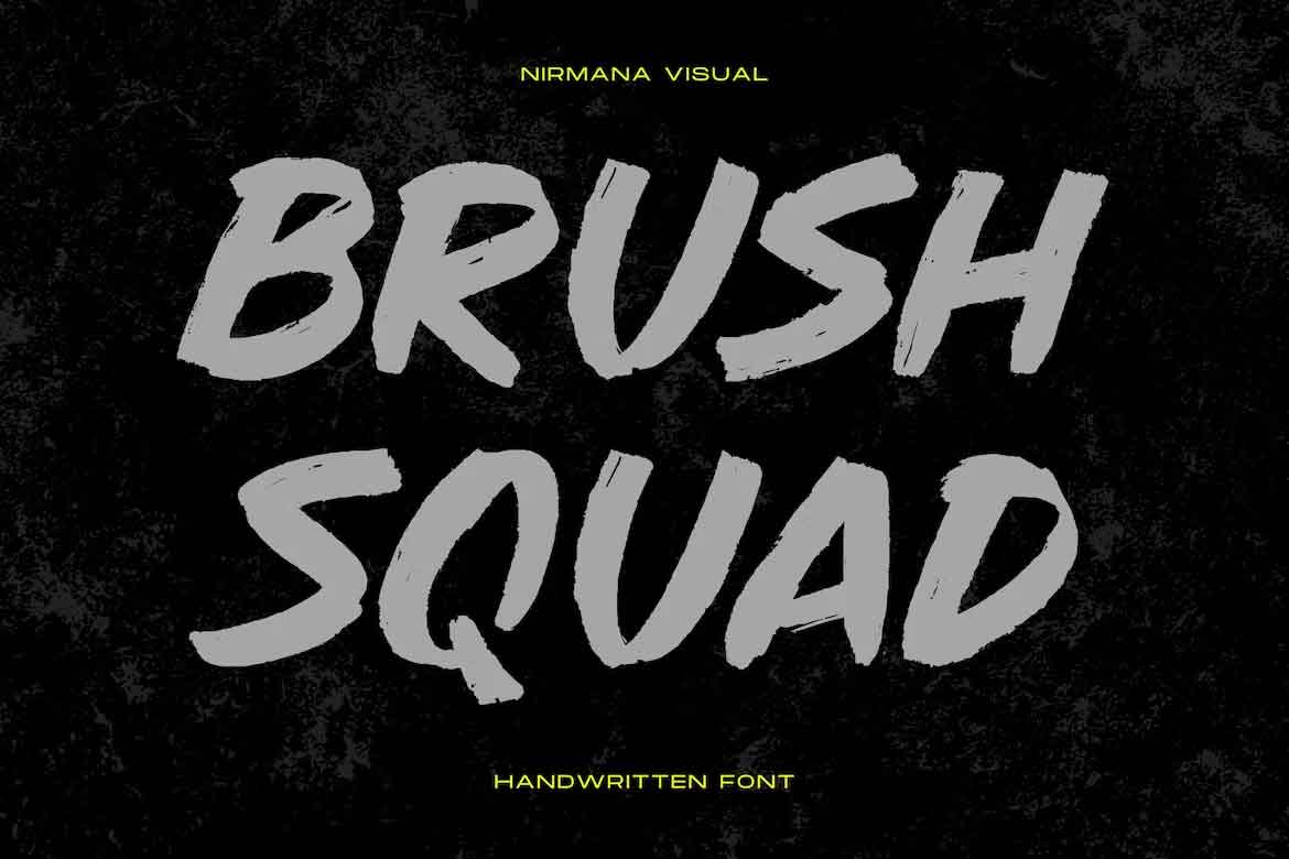 Brush Squad Font
