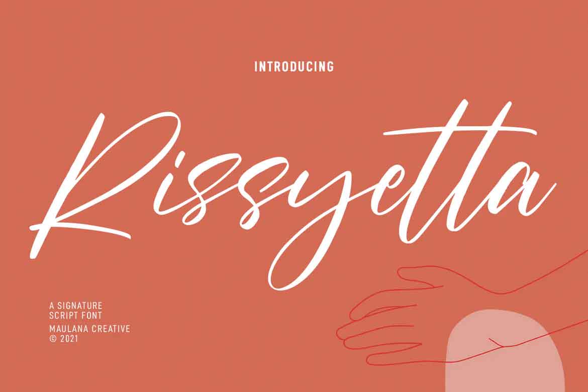 Rissyetta Signature Font