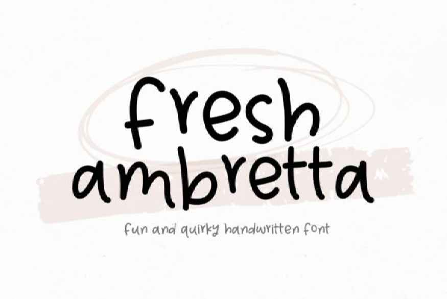 Fresh Ambretta Font