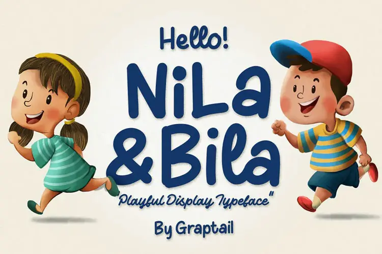 Hello! Nila & Bila Font