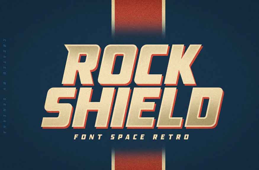 ROCK SHIELD Font