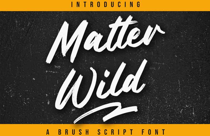 Matter Wild Font