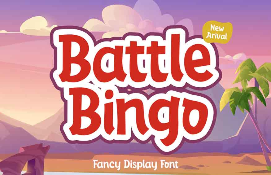 Battle Bingo Font