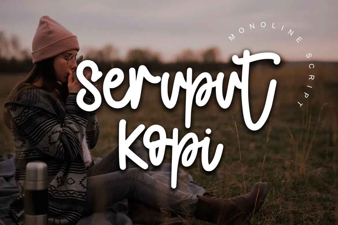 Seruput Kopi Font