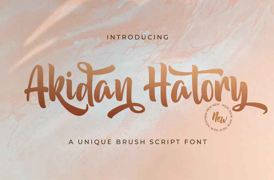 Akidan Hatory Font