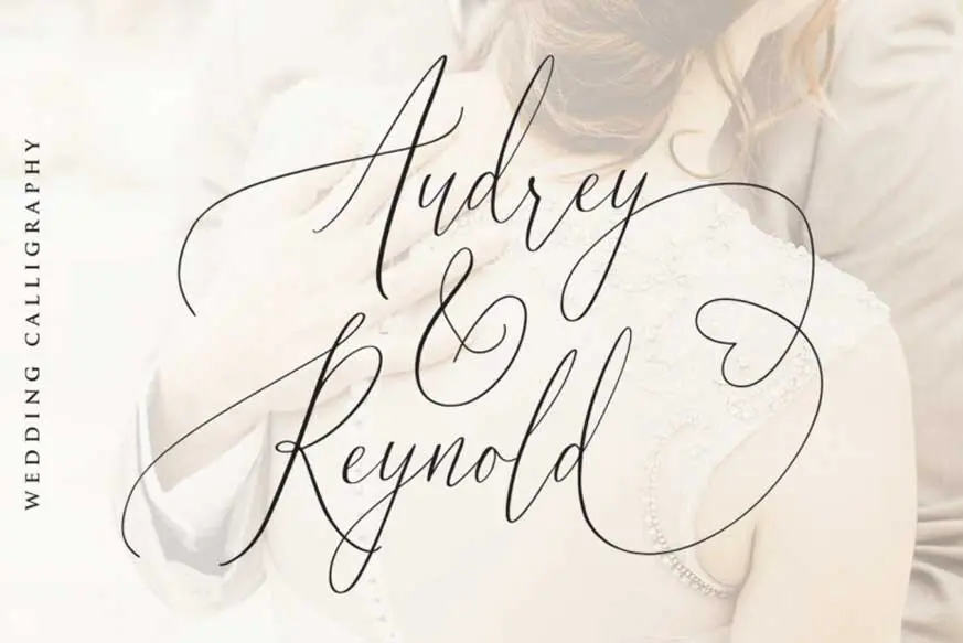 Audrey & Reynold Calligraphy Font