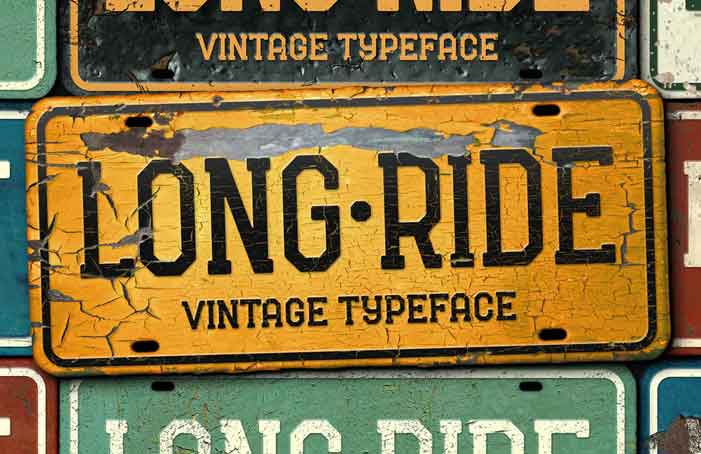 Long Ride Font