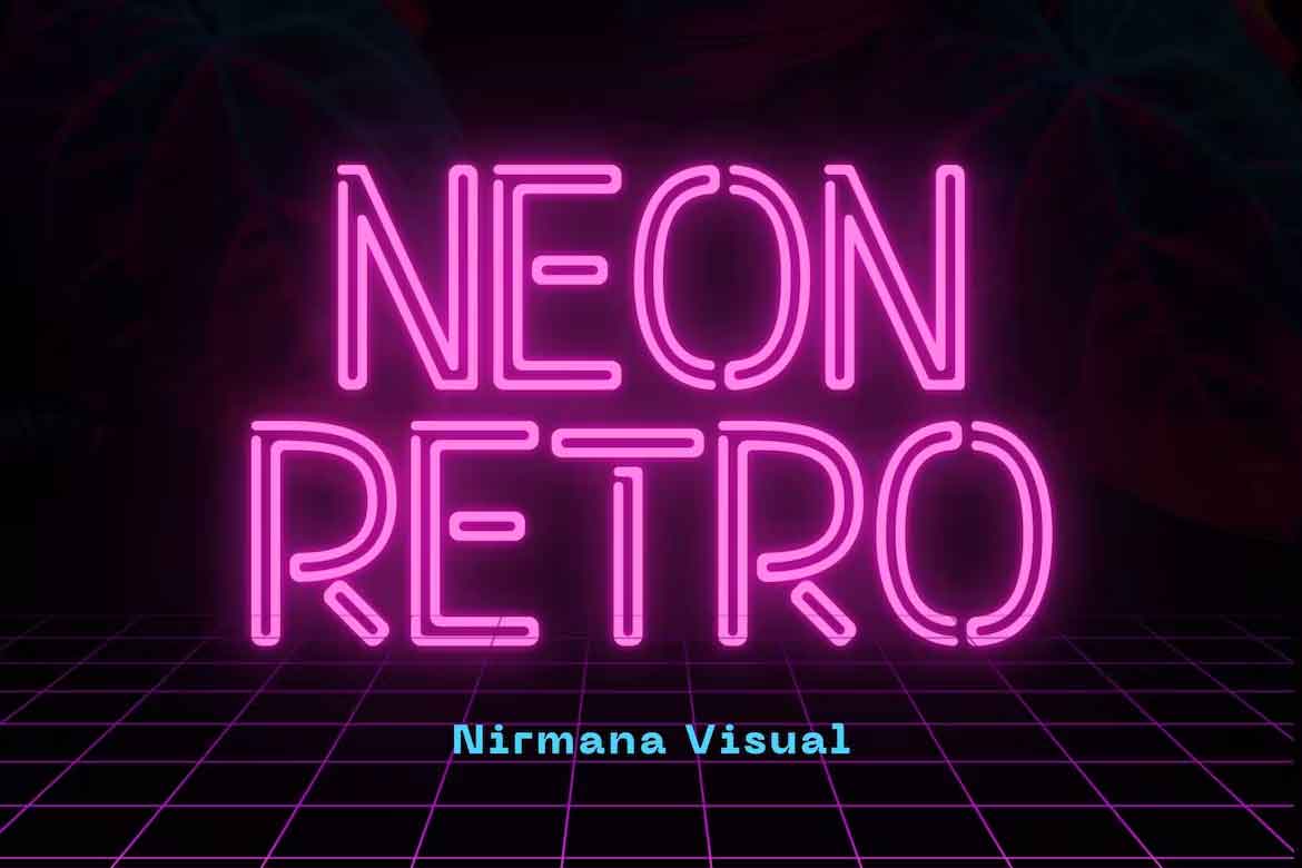Neon Retro Font