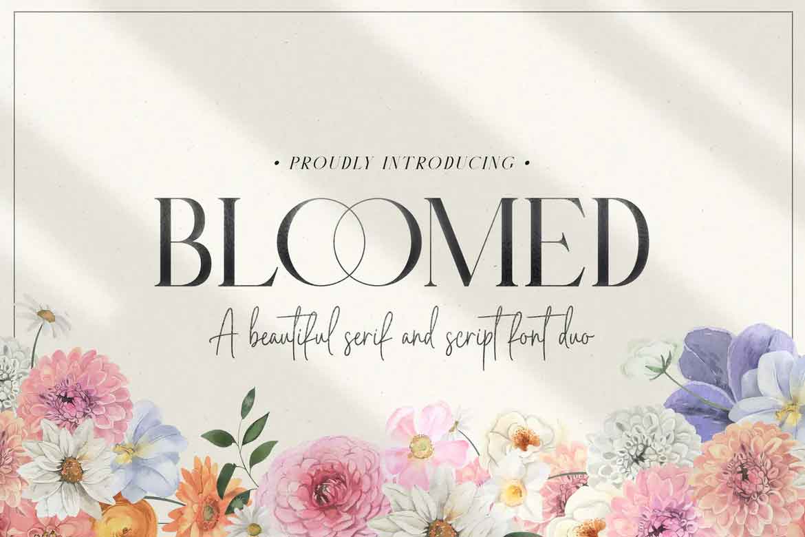 Bloomed Font Duo