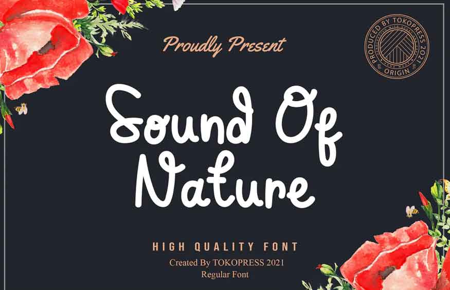 Sound of Nature Font