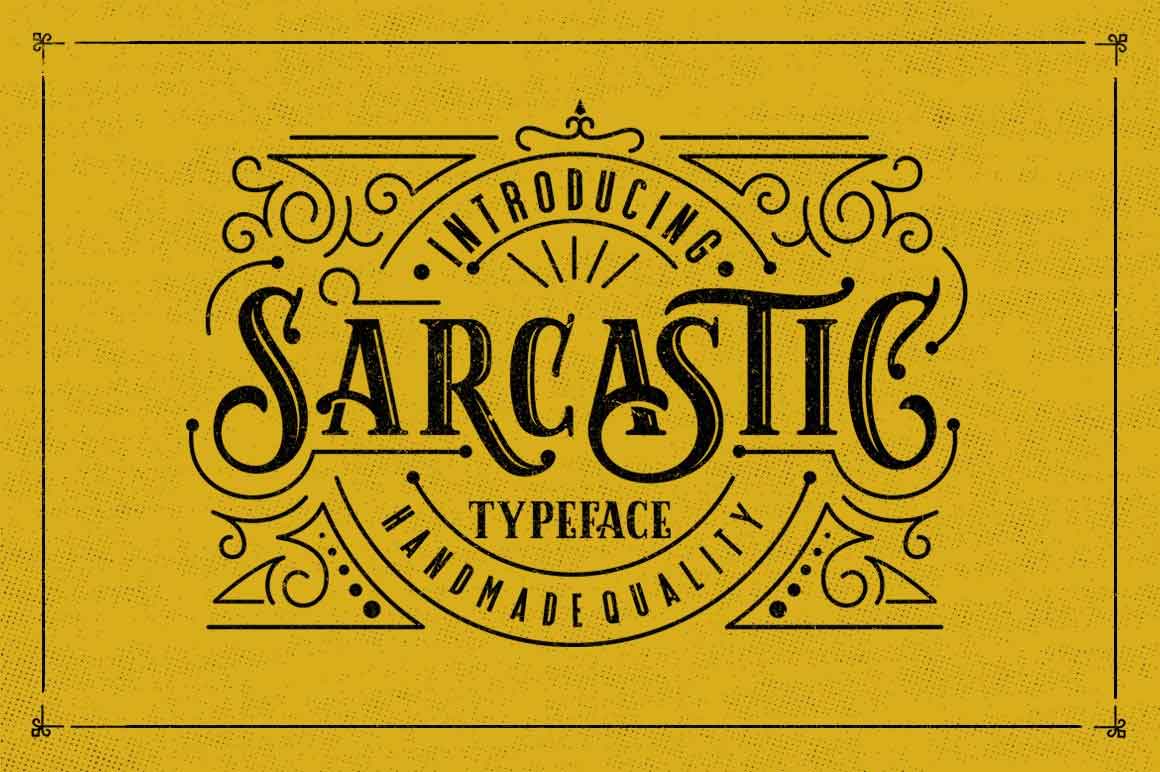 Sarcastic Typeface