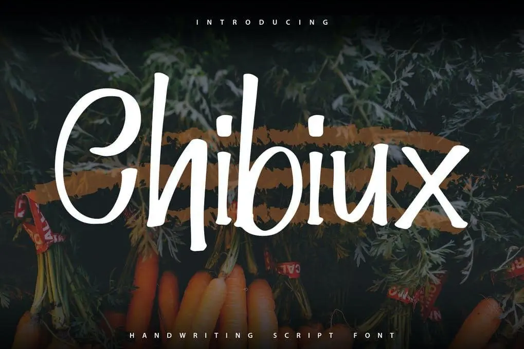 Chibiux | Handwriting Script Font