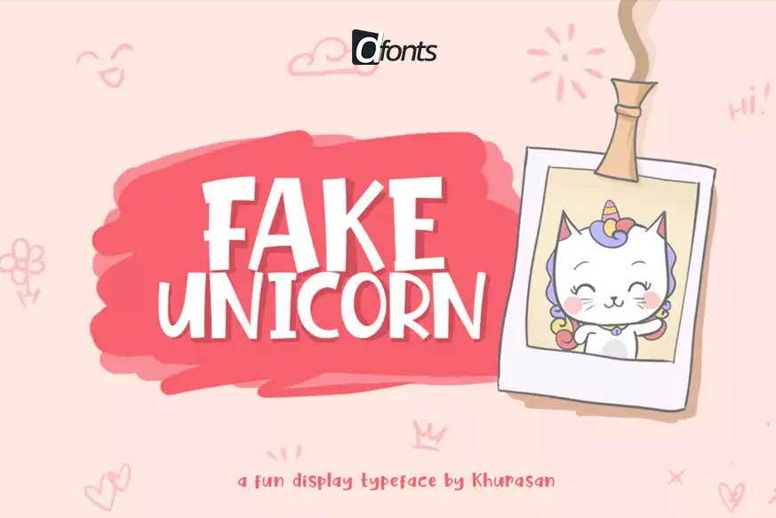 Fake Unicorn Font