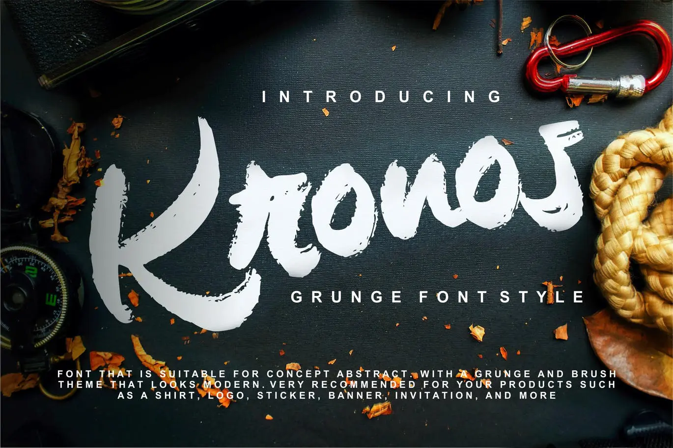 Kronos | Grunge Font Style